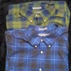 Daniel Cremieux (2) flannel shirts size 2XT and 100% cotton